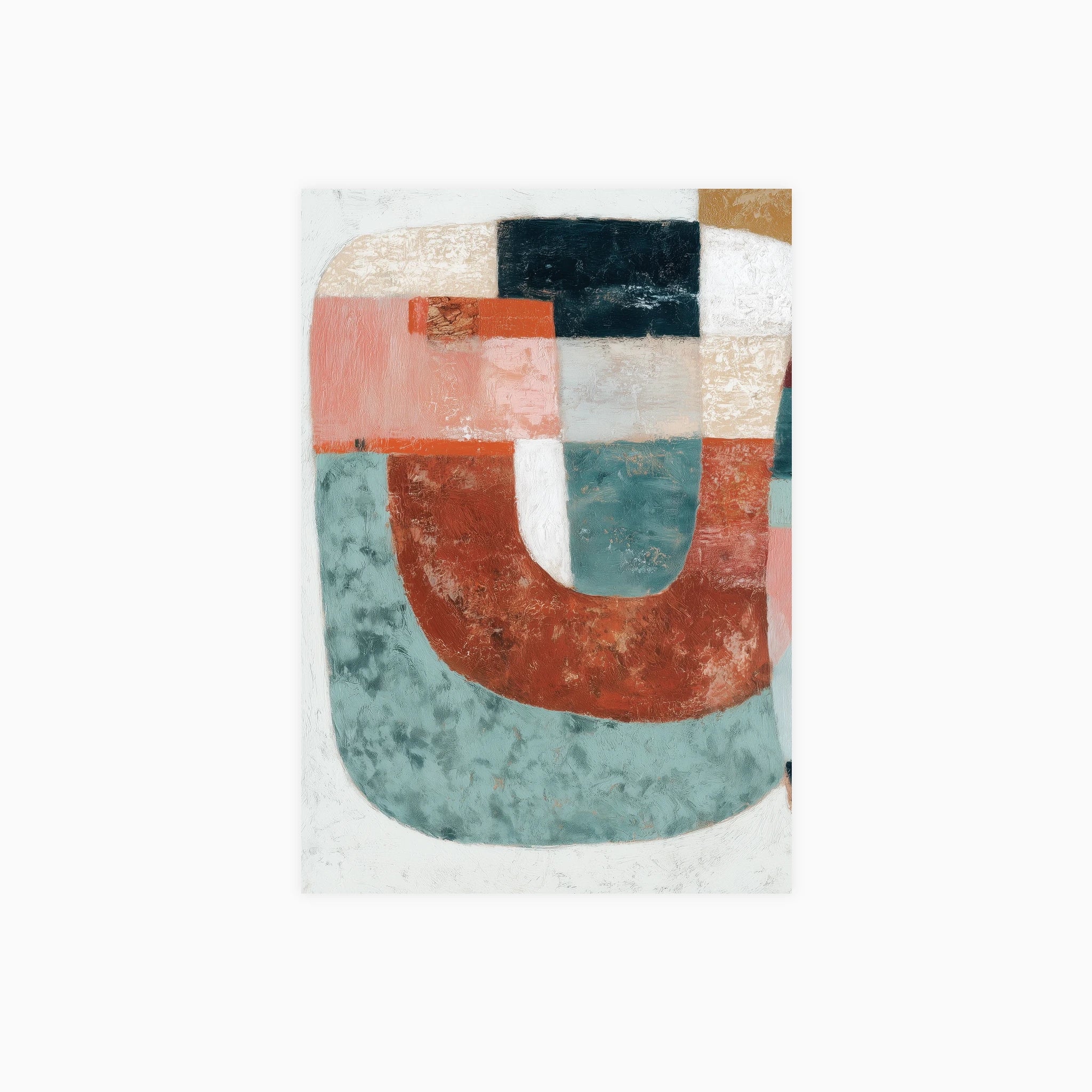 Interlocking Forms I Poster