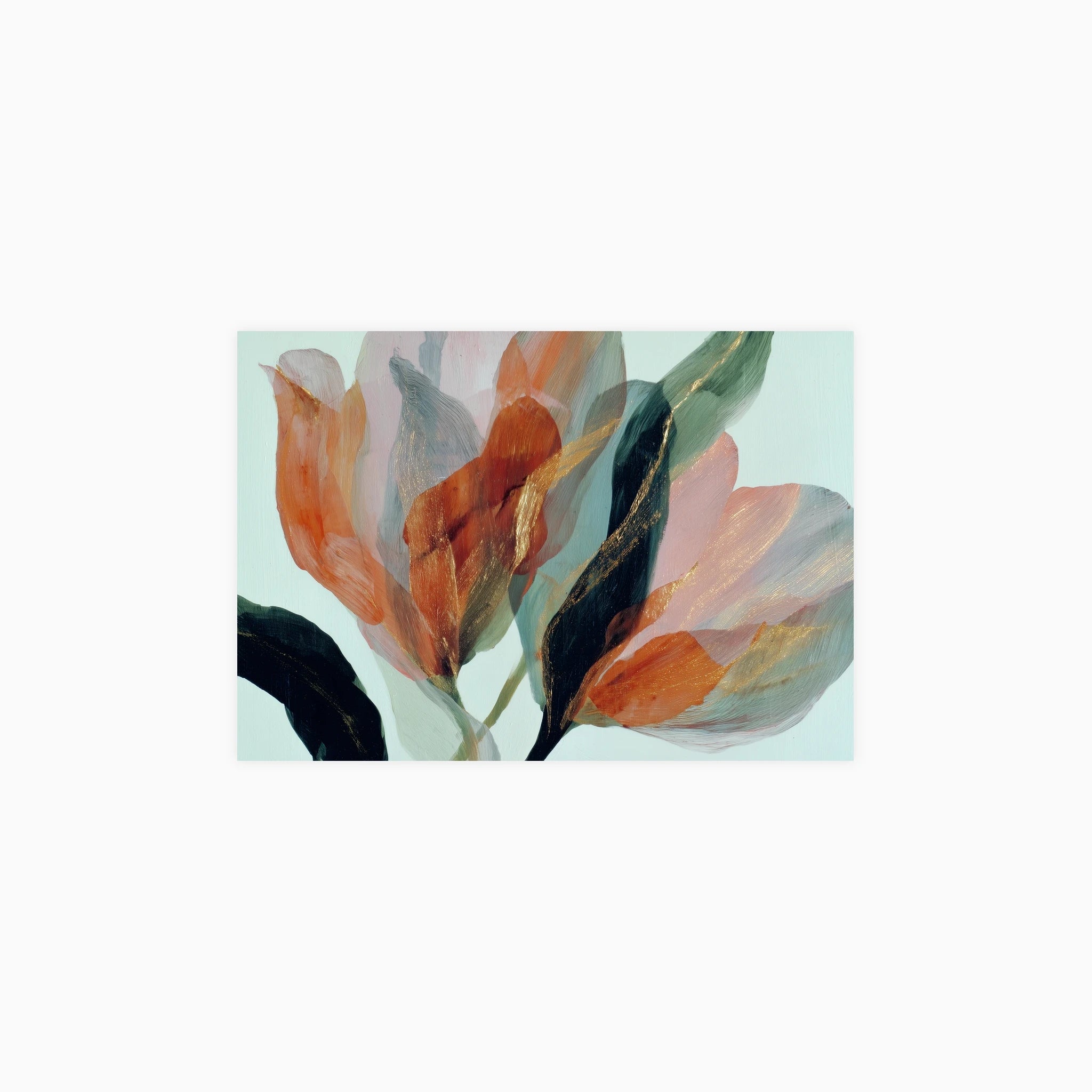 Translucent Flower Petals Poster