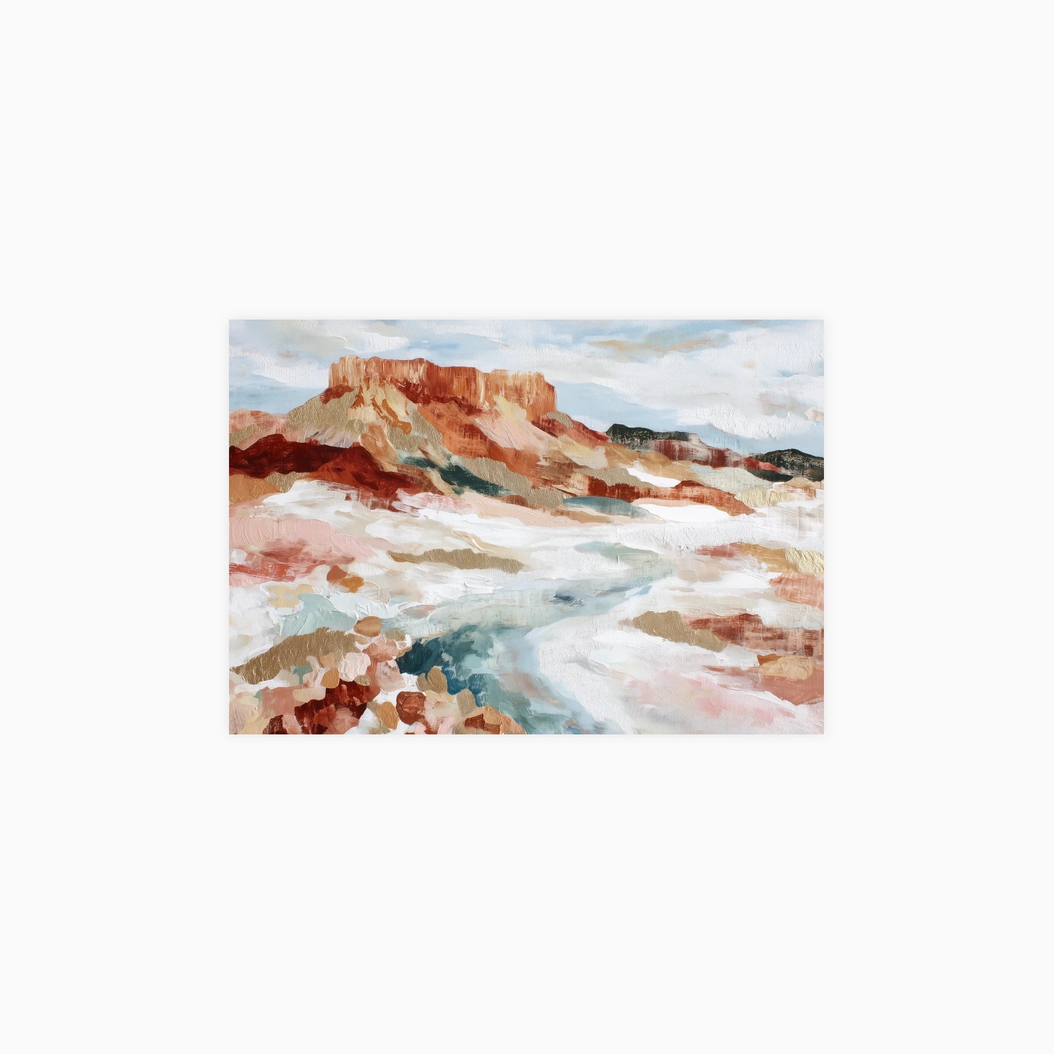 Rocky Desert Plateau Poster