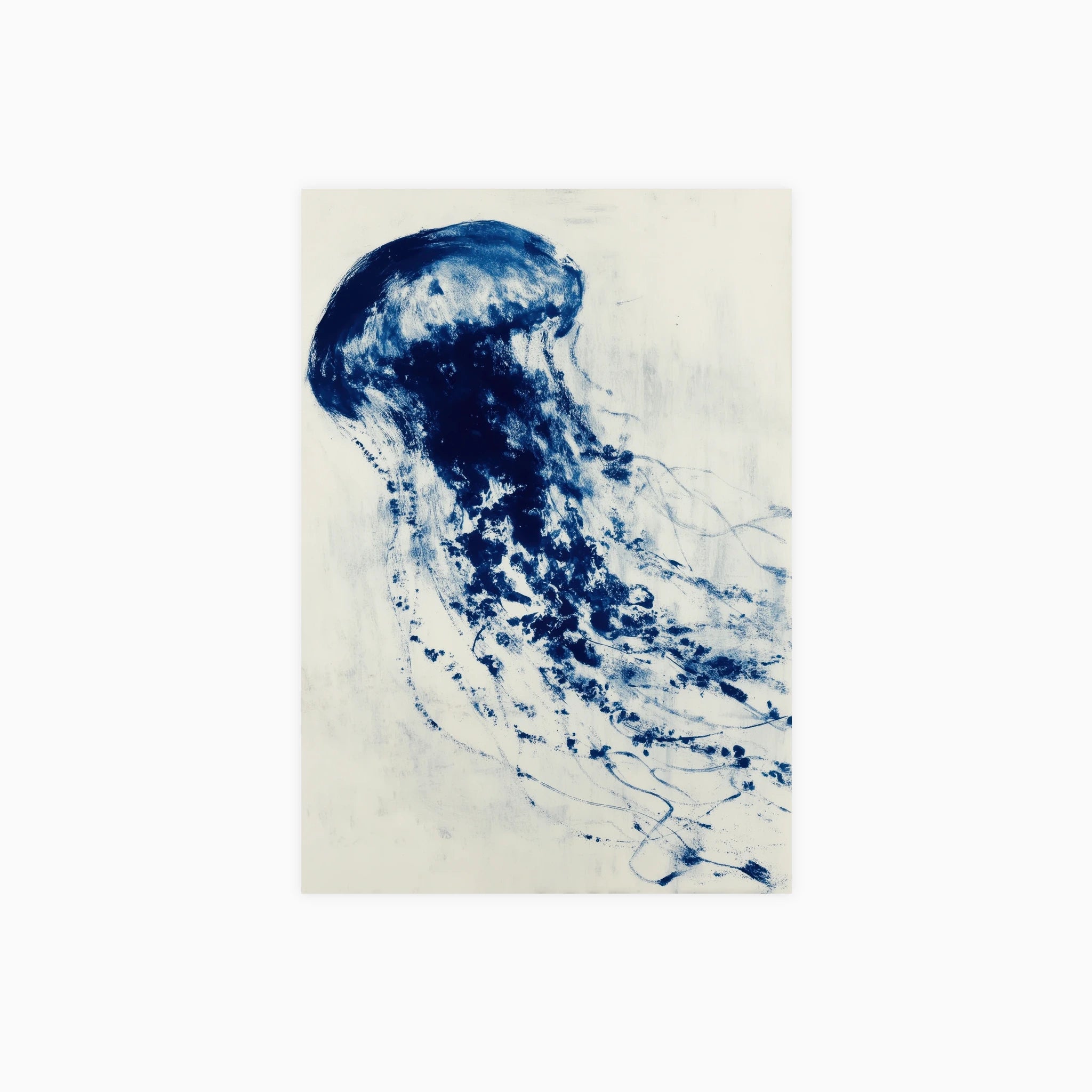 Abstract Jellyfish Drift Poster