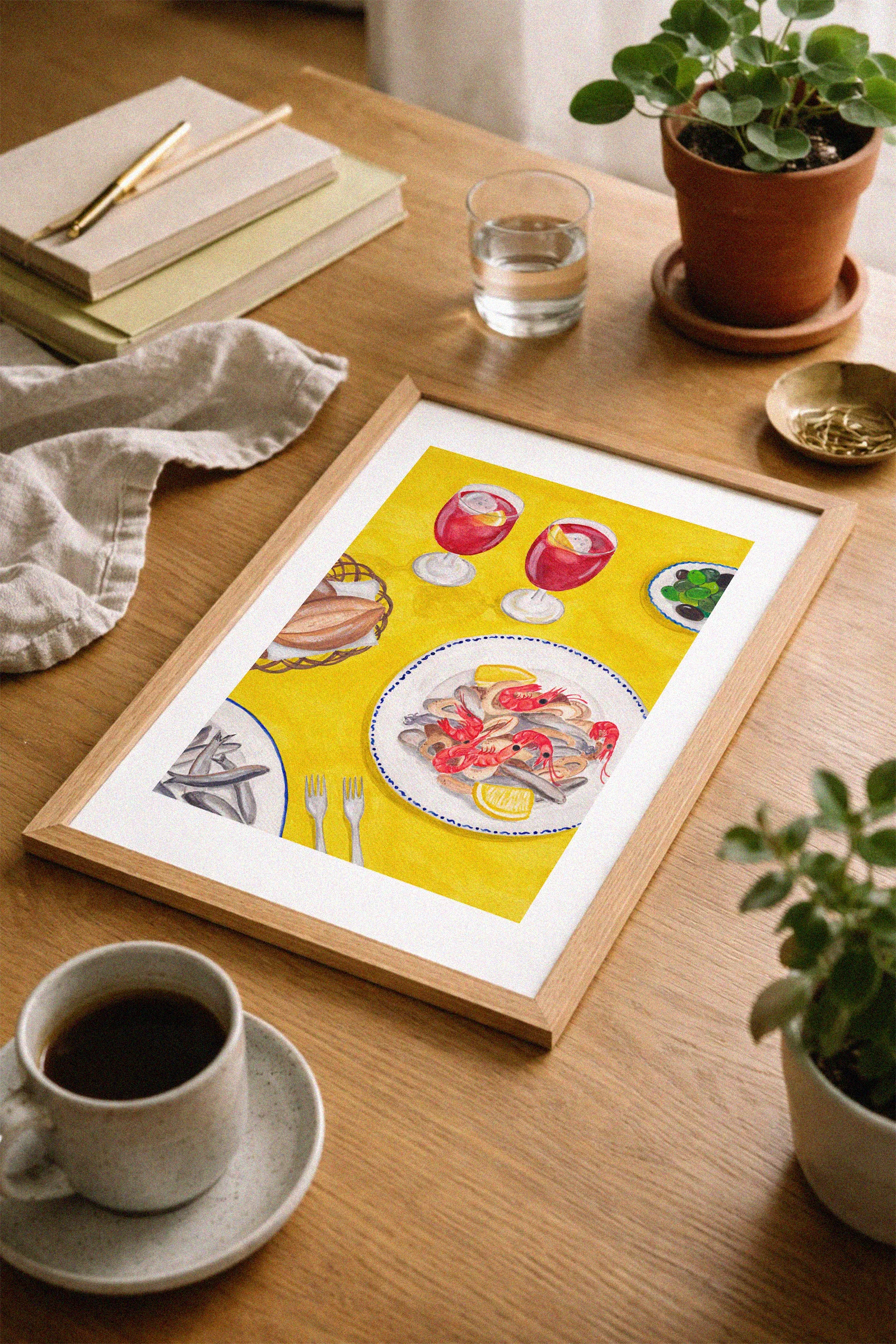 Platos de Garrucha Poster