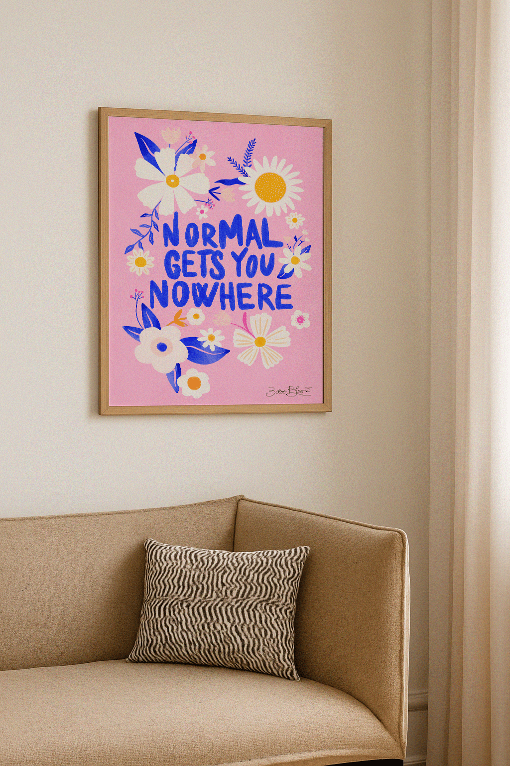 Eclectic Flowers Poster