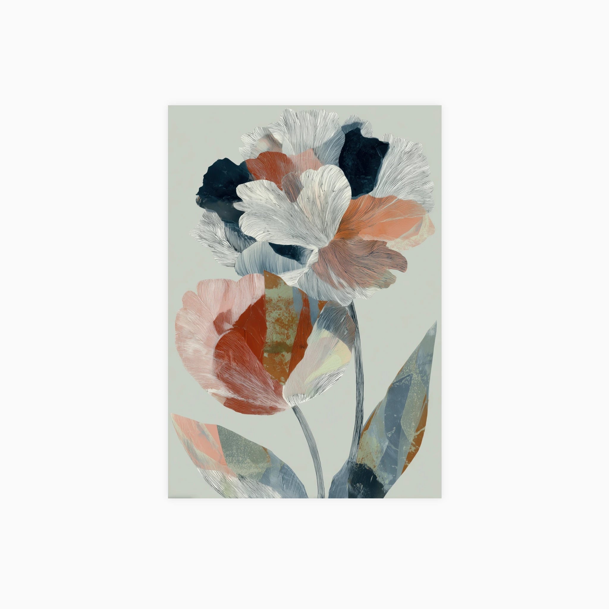 Peony and Daisy Duo Poster