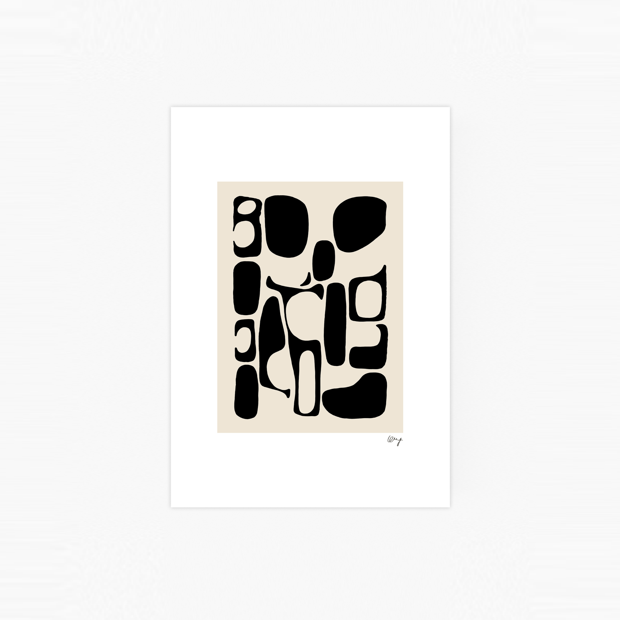 Abstract Shapes Poster