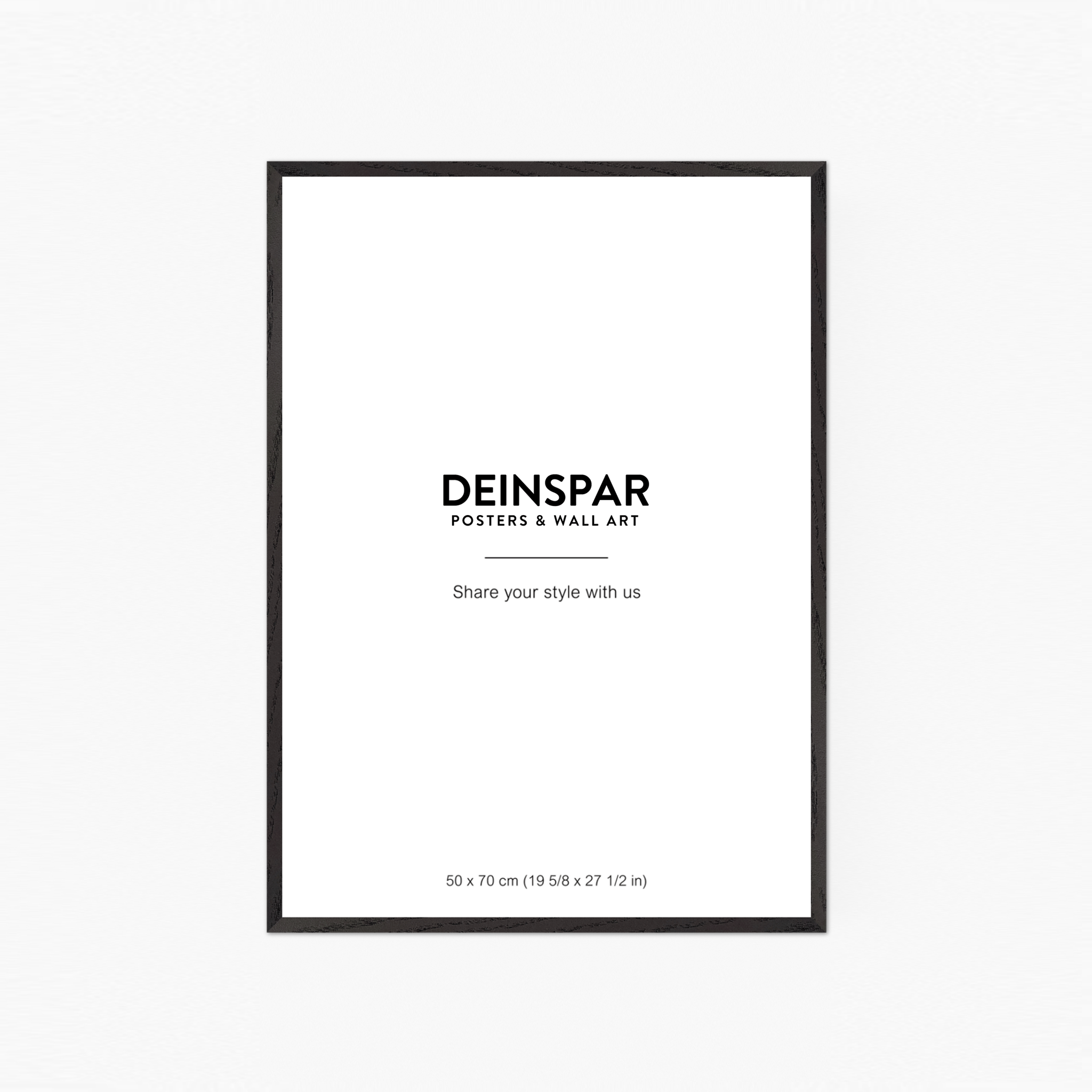 Cornice Premium in Legno Nero