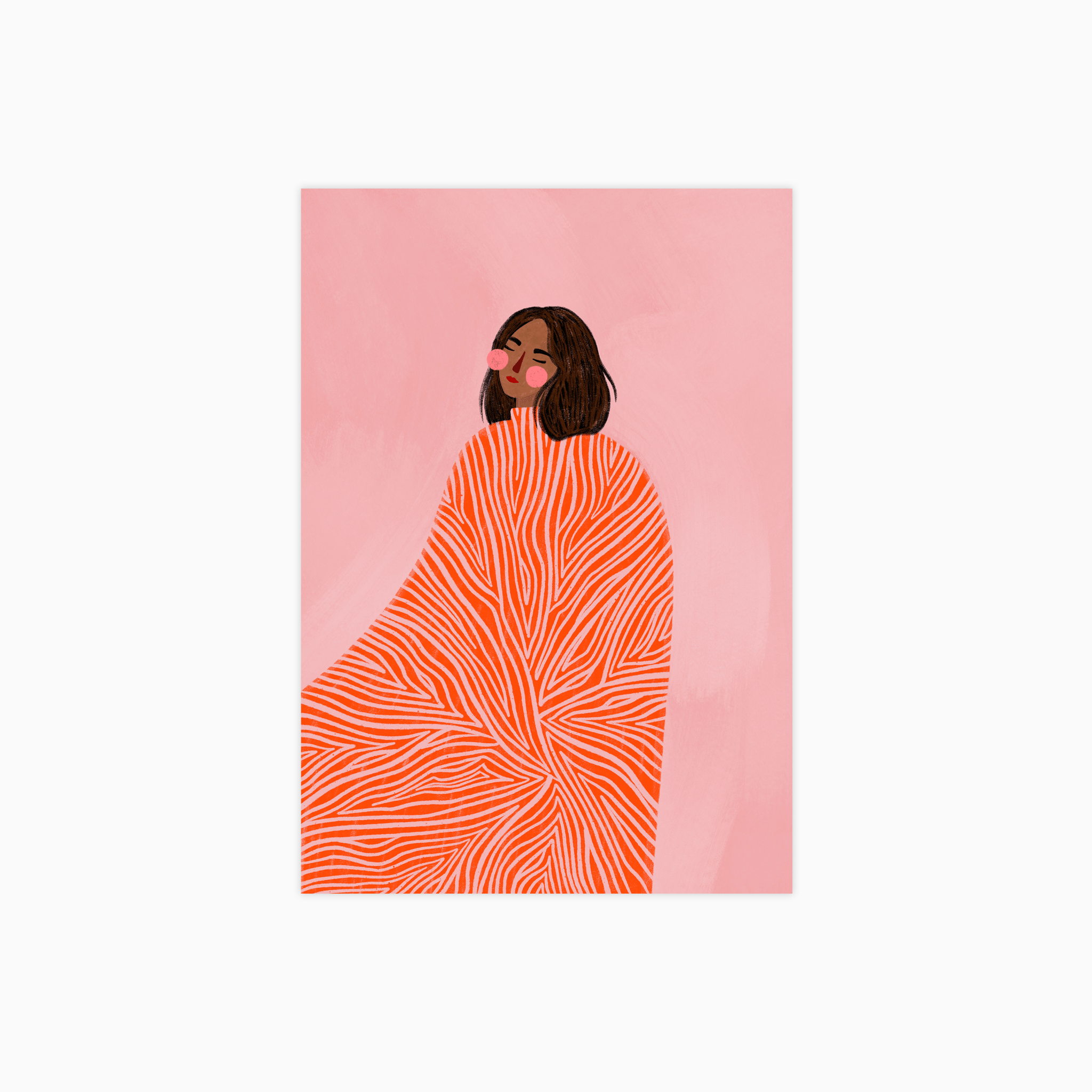 The Woman with the Swirls Poster