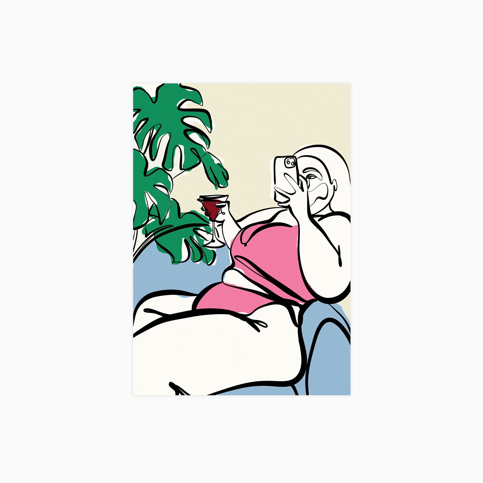 Sunday Selfie Poster