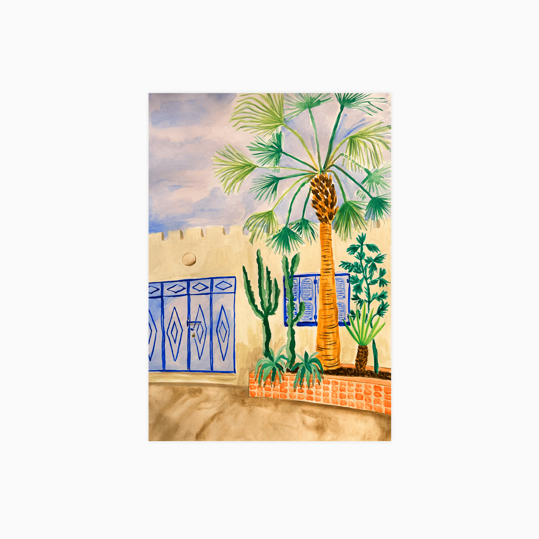 Morrocan Street Poster