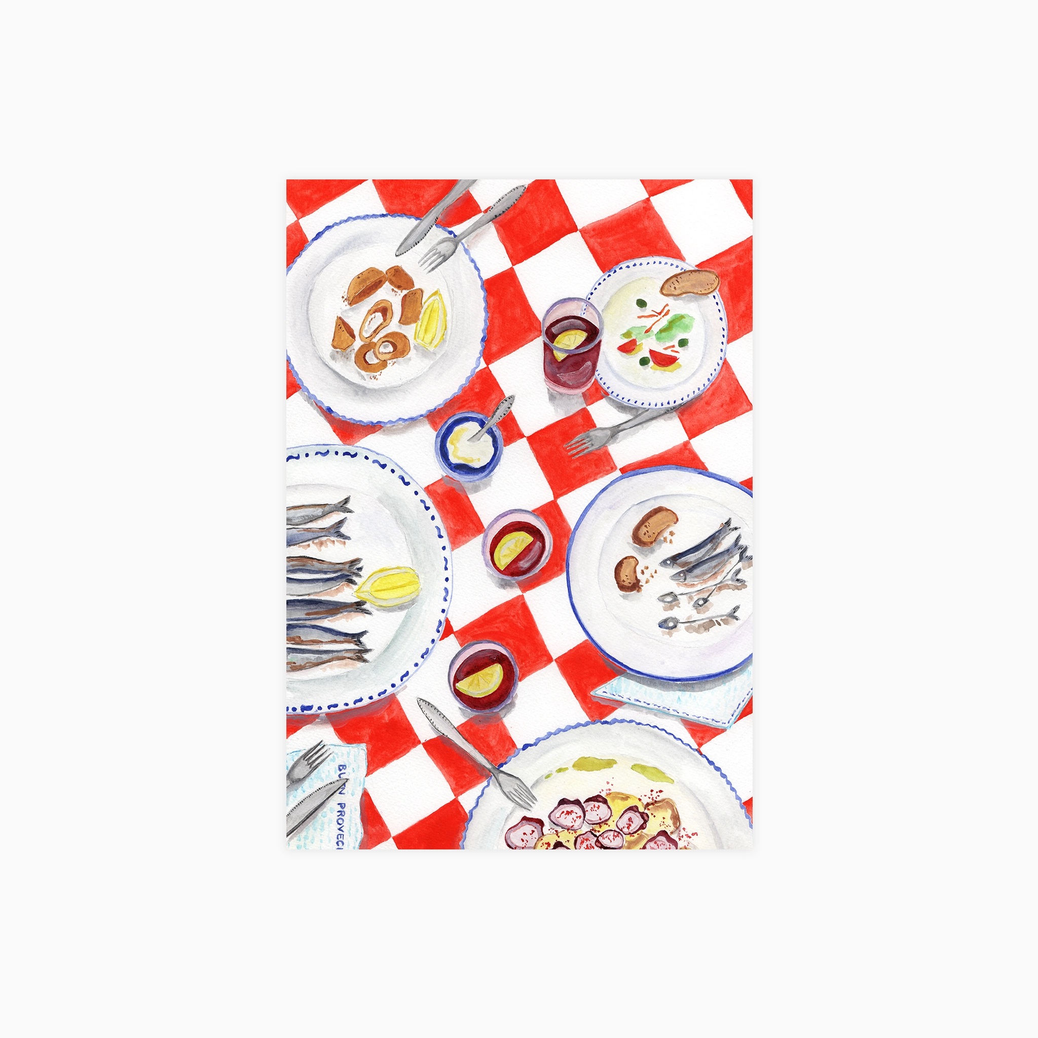 A Table in Spain Poster