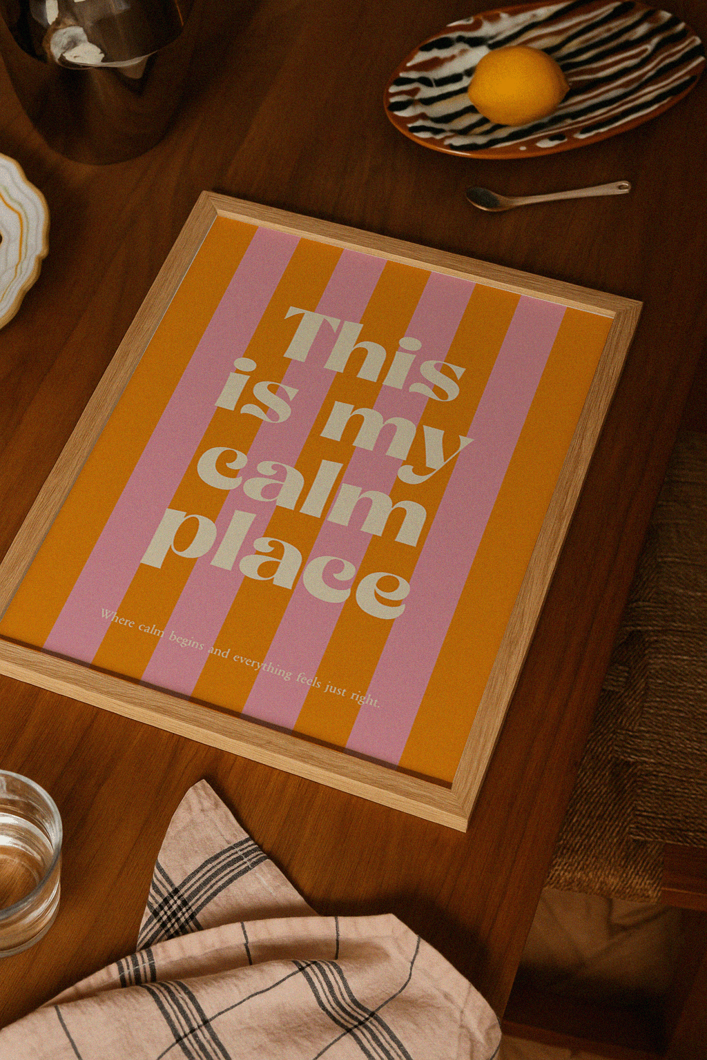 This Is My Calm Place Poster